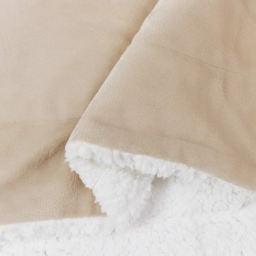 Jeté Beige 150 x 200 cm Toison - 6
