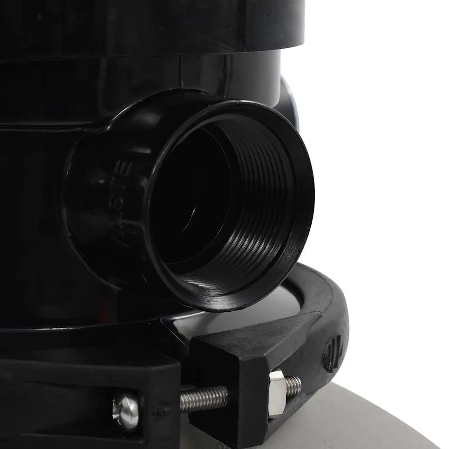 Swimming pool sand filter with 4-way valve Grey 350 mm - 4