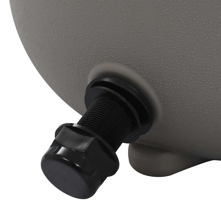 Swimming pool sand filter with 4-way valve Grey 350 mm - 5