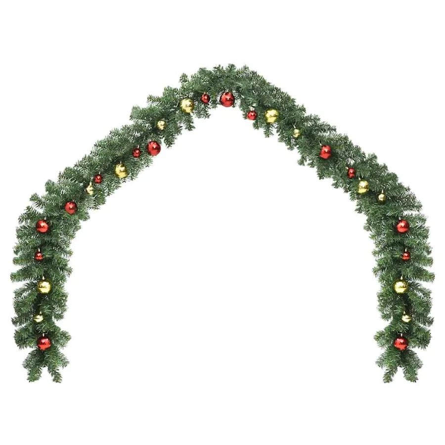 Guirlande de Noël avec 600 LED 2 pcs Vert PVC - 4