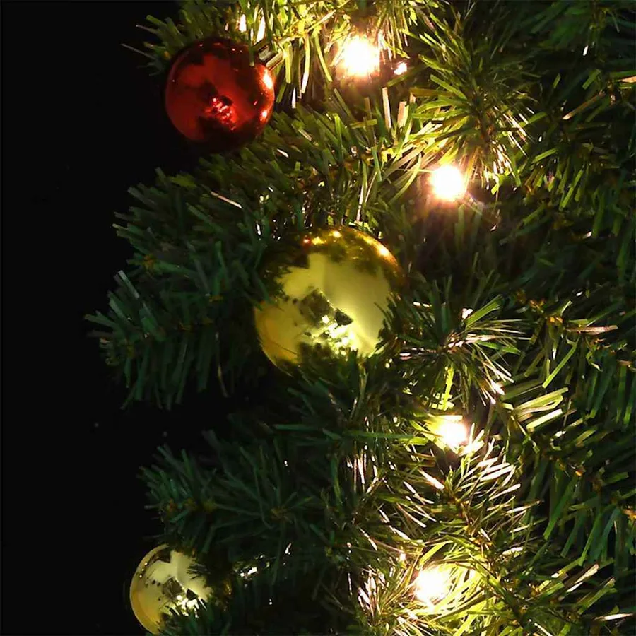 Guirlande de Noël avec 600 LED 2 pcs Vert PVC - 6