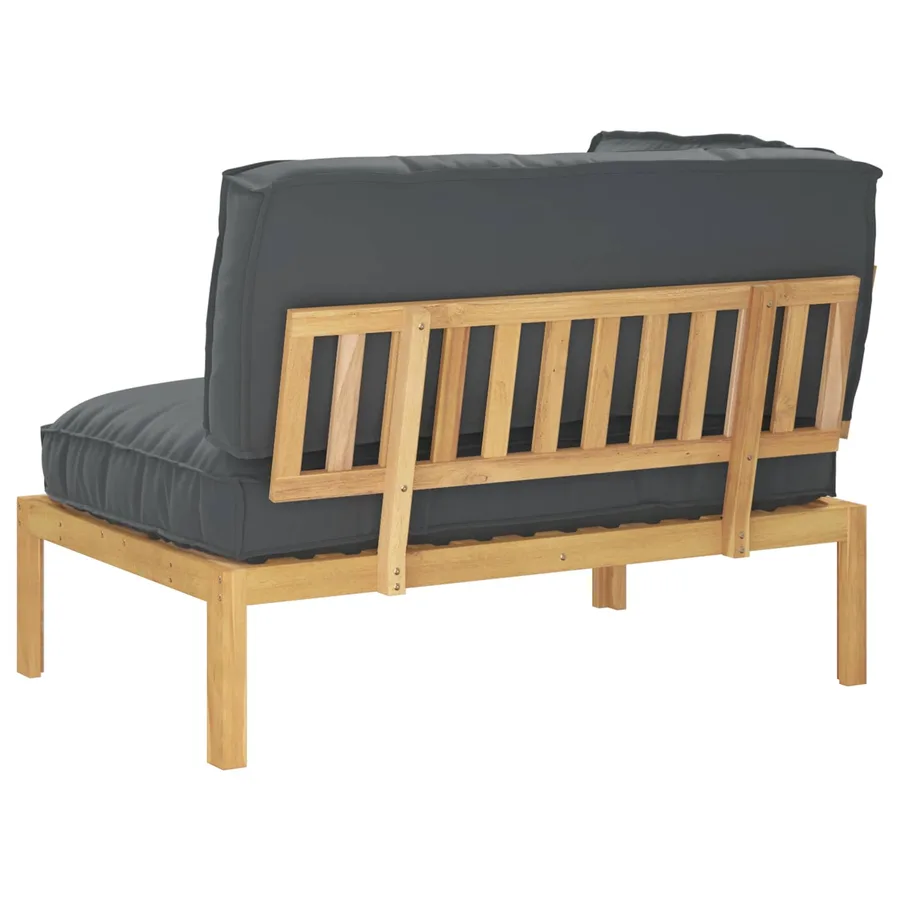 Ensemble de Canapés avec coussin Anthracite 133 x 92 x 69 cm - 9