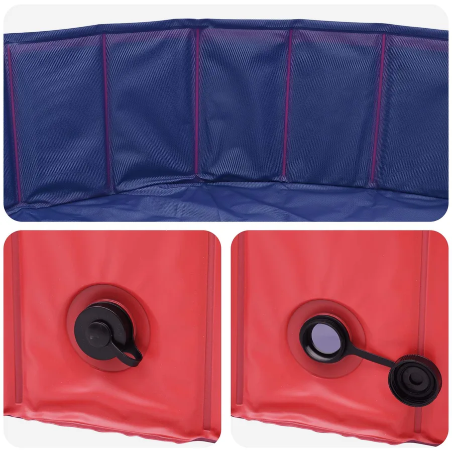 Piscine pour enfants Rouge Ø 80 x 20 cm - 4