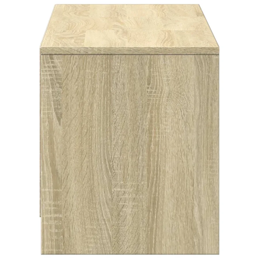Meuble TV avec LED 140 x 34 x 40 cm Chêne Sonoma - 7