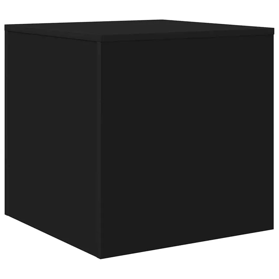 Tables gigognes 3 pcs Noir Aggloméré - 9