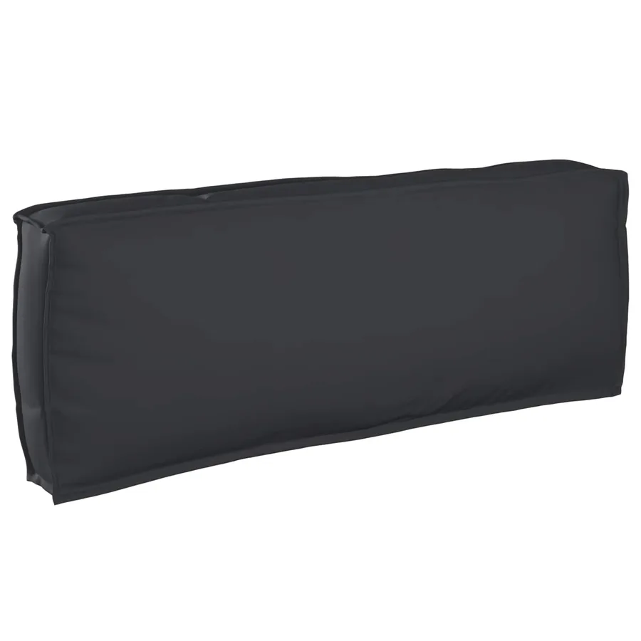 Ensemble de Canapés Noir 133 x 92 x 69 cm Bois d'Acacia Massif - 5