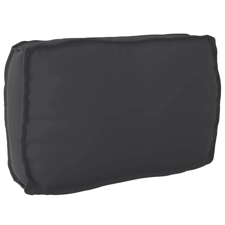 Ensemble de Canapés Noir 133 x 92 x 69 cm Bois d'Acacia Massif - 6