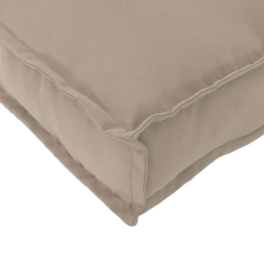 Ensemble de Canapés Taupe 120 x 92 x 69 cm Bois d'Acacia Massif - 10