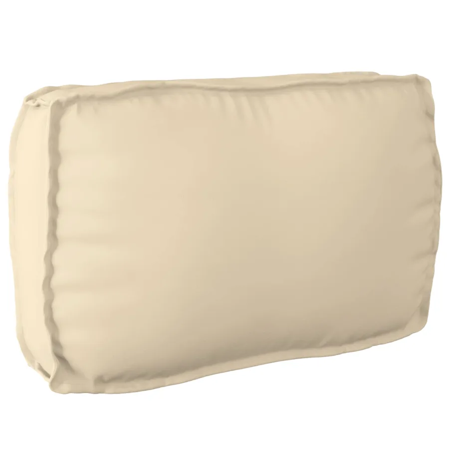 Ensemble de Canapés Uni 6 pcs Beige Bois d'Acacia Massif - 9