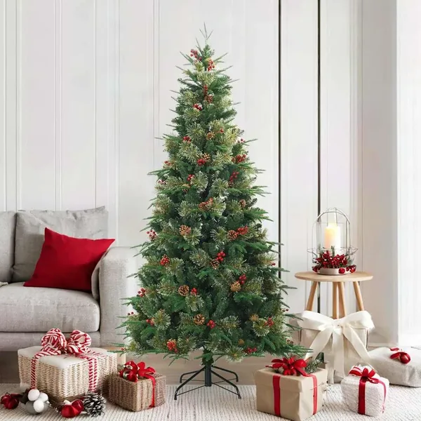 Sapin de Noël Artificiel à Branches Articulées Vert 180 cm