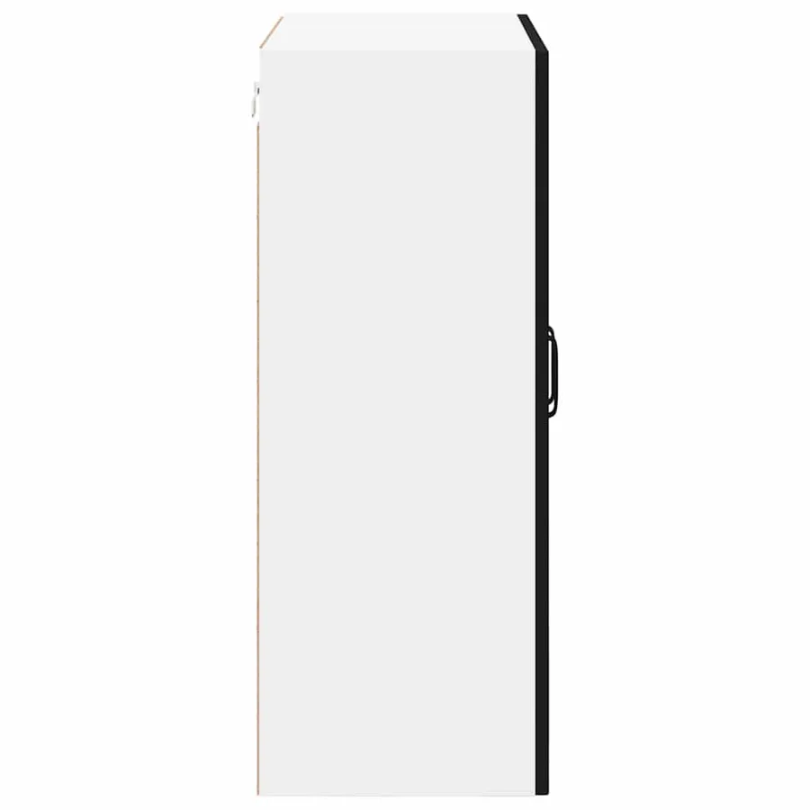 Cabinet en verre mural LUCCA Noir 60 x 31 x 80 cm - 7