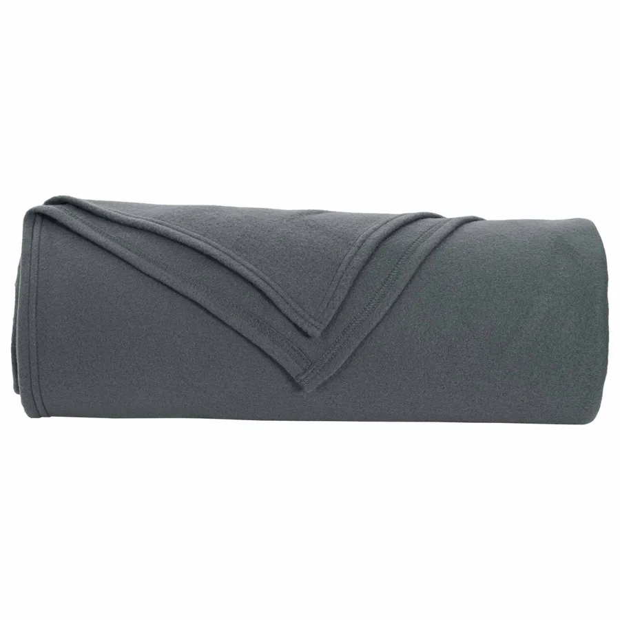 Jeté Gris foncé 280 x 210 cm Toison - 4