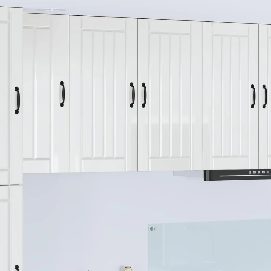 Meuble mural LUCCA Blanc brillant 80 x 31 x 80 cm