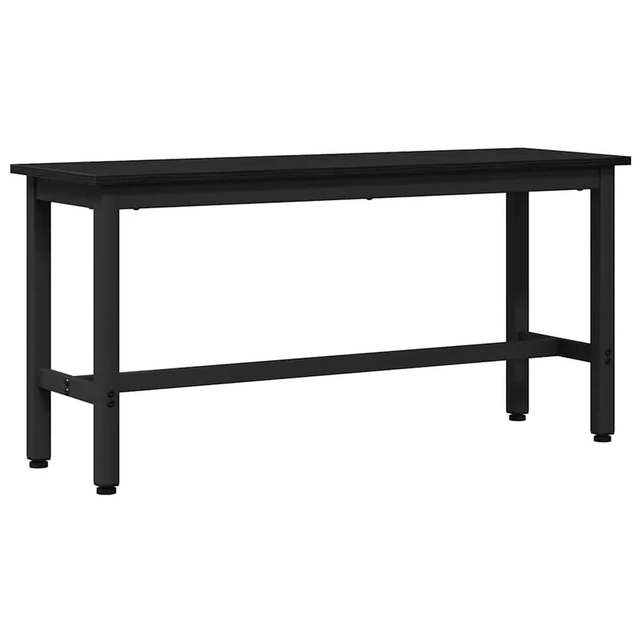 Banc de salle à manger Chêne noir 100 x 32,5 x 48,5 cm - 2