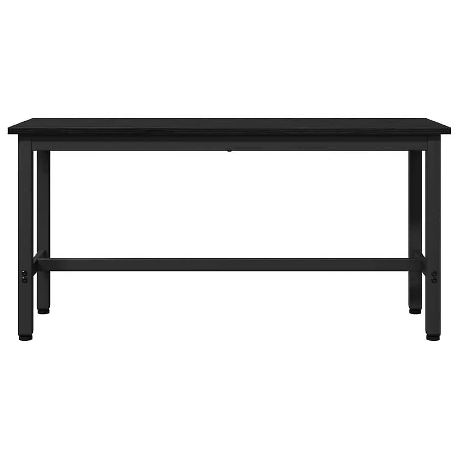 Banc de salle à manger Chêne noir 100 x 32,5 x 48,5 cm - 4