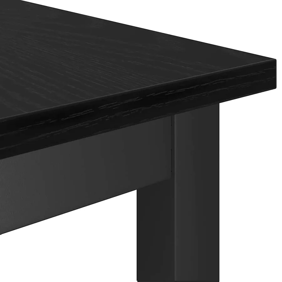 Banc de salle à manger Chêne noir 100 x 32,5 x 48,5 cm - 6