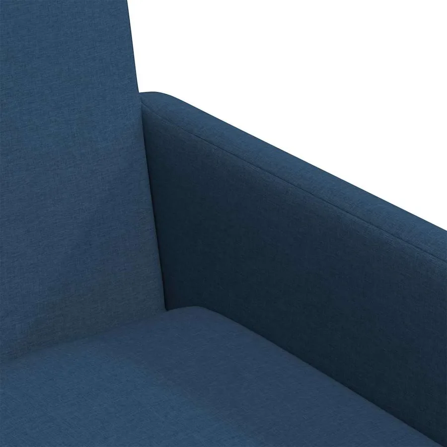 Chaises de salle à manger 2 pcs Bleu 57 x 67 x 95 cm tissu - 7