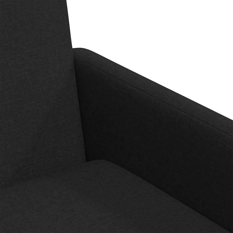 Chaises de salle à manger 2 pcs Noir 57 x 67 x 95 cm tissu - 7