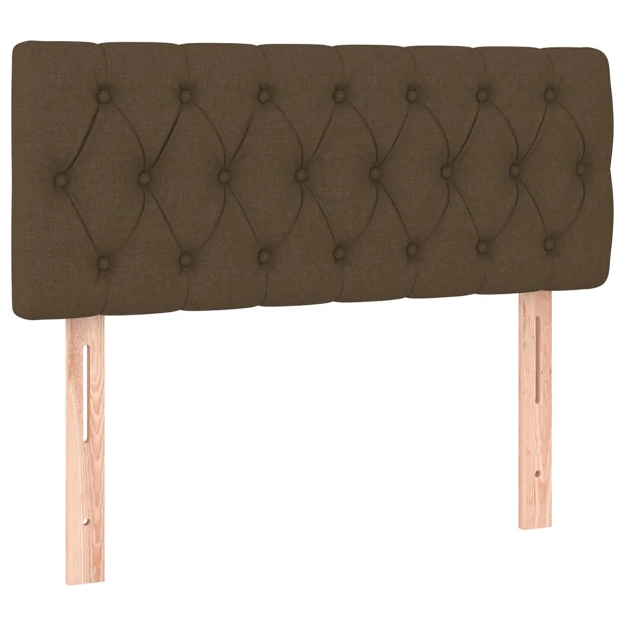 Sommier à lattes de lit avec matelas Marron foncé 100x200 cm - 6