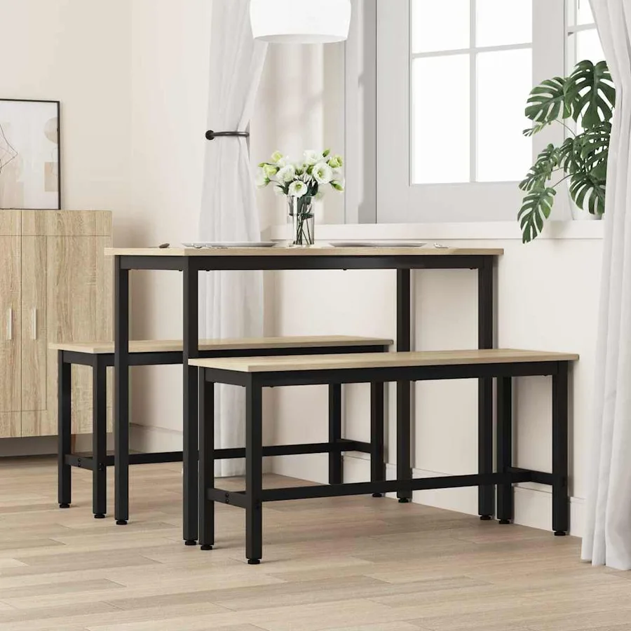 Banc de salle à manger Chêne Sonoma 100 x 32,5 x 48,5 cm - 3