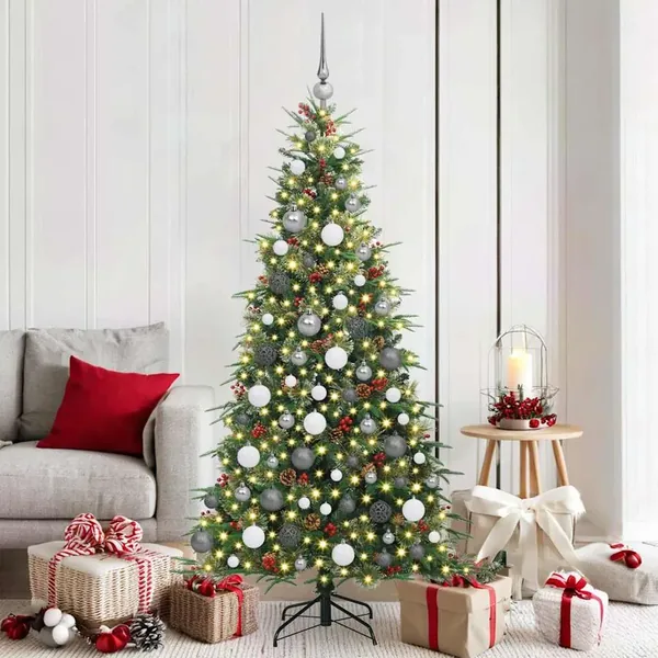 Sapin de Noël Artificiel à Branches Articulées Vert 180 cm