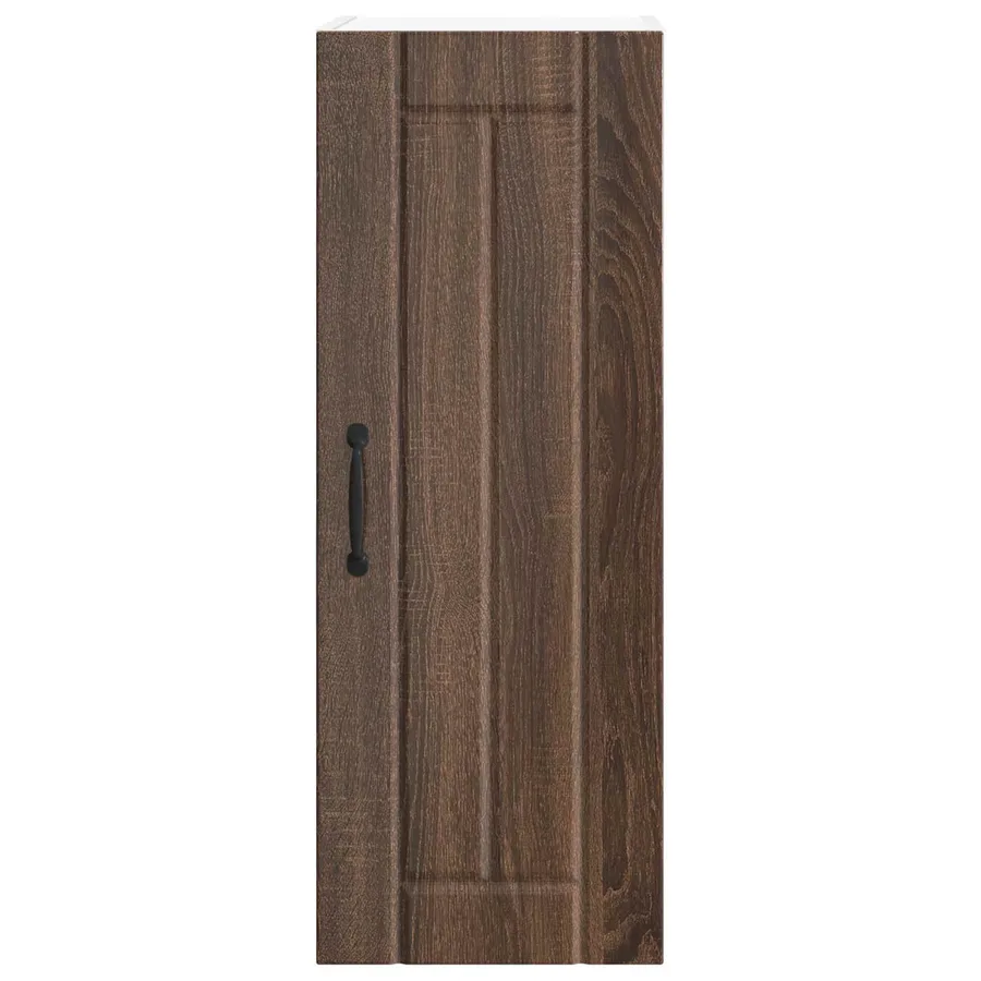 Meuble mural LUCCA Chêne brun 30 x 31 x 80 cm Bois d'ingénierie - 6