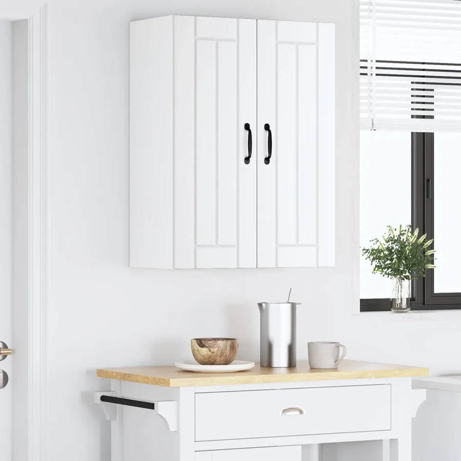 Meuble mural LUCCA 2 pcs Blanc 30 x 31 x 80 cm - 4