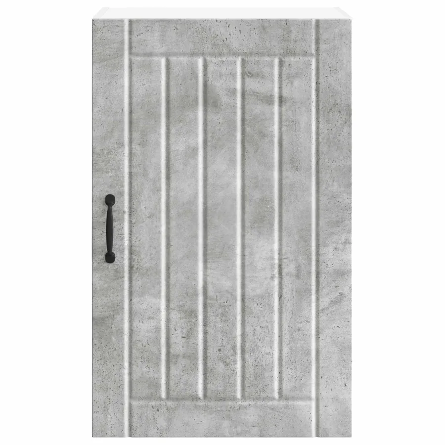 Meuble mural LUCCA Gris béton 50 x 31 x 80 cm Bois d'ingénierie - 6