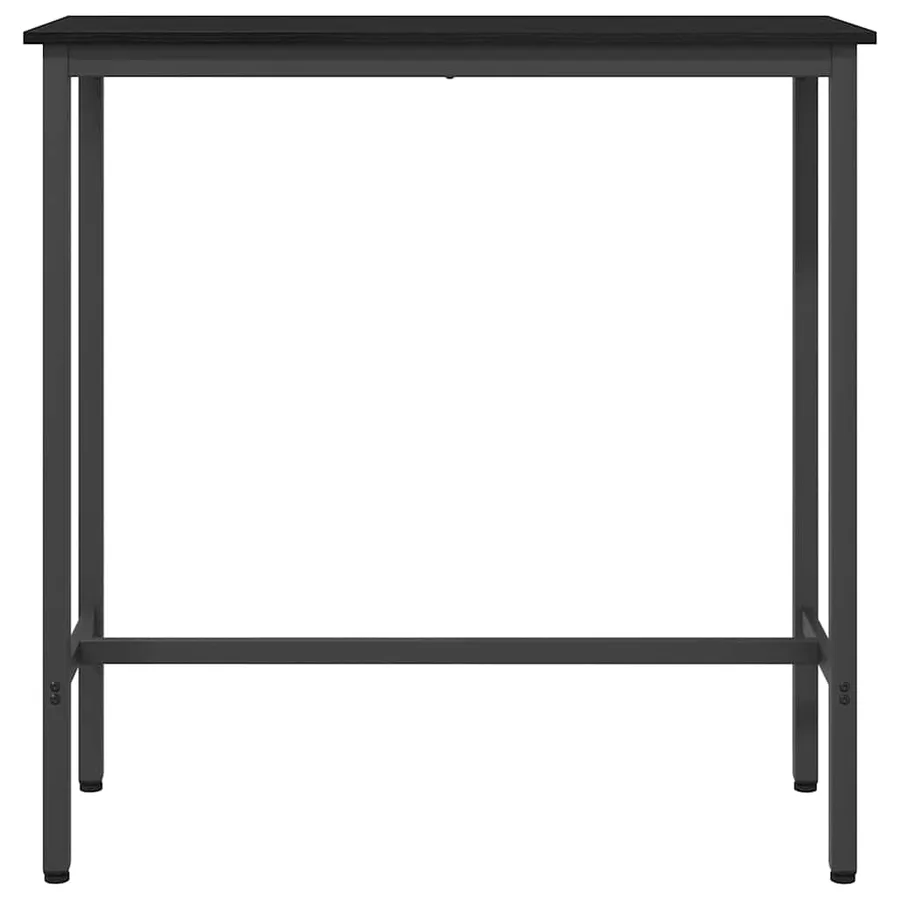 table Chêne noir 100 x 40 x 100,5 cm Bois d'ingénierie et acier - 5