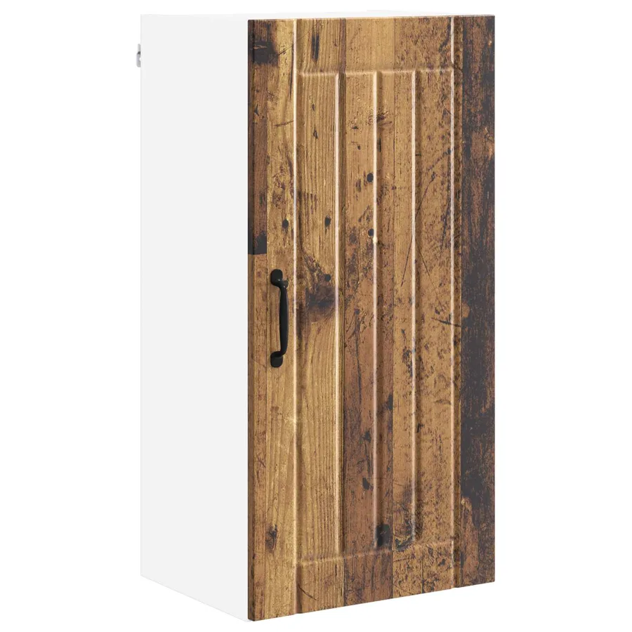 Meuble mural LUCCA Bois ancien 40 x 31 x 80 cm - 2