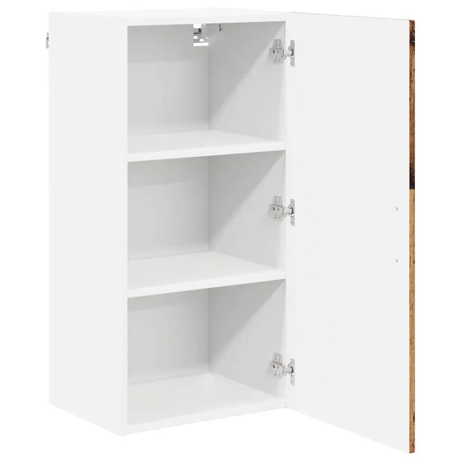 Meuble mural LUCCA Bois ancien 40 x 31 x 80 cm - 5