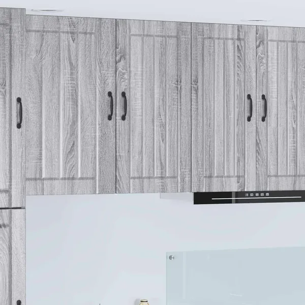 Meuble mural LUCCA Sonoma gris 40 x 31 x 80 cm