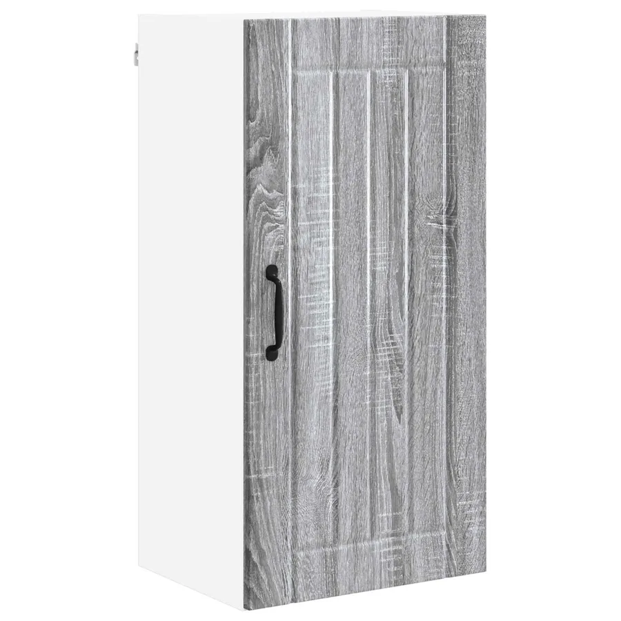 Meuble mural LUCCA Sonoma gris 40 x 31 x 80 cm - 2