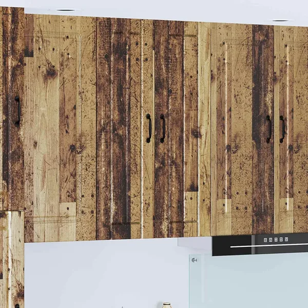 Meuble mural LUCCA Bois ancien 60 x 31 x 100 cm