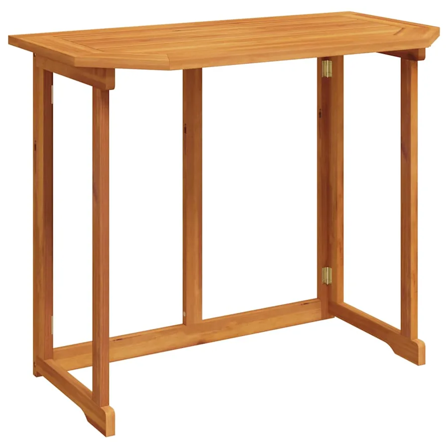 Table de bistro 90x50x75 cm Bois d'acacia massif - 2