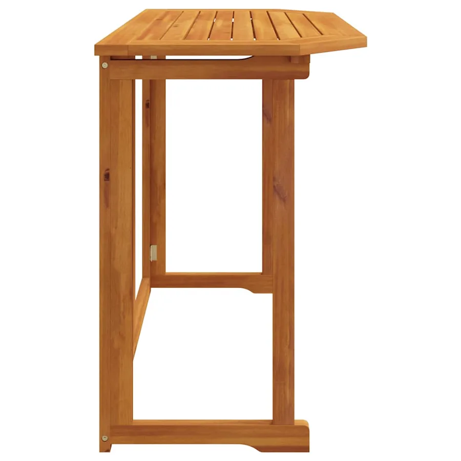 Table de bistro 90x50x75 cm Bois d'acacia massif - 5