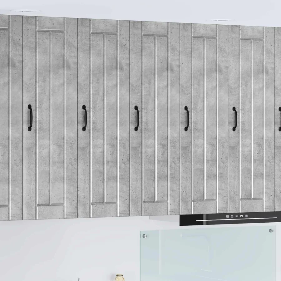 Meuble mural LUCCA Gris béton 30 x 31 x 100 cm
