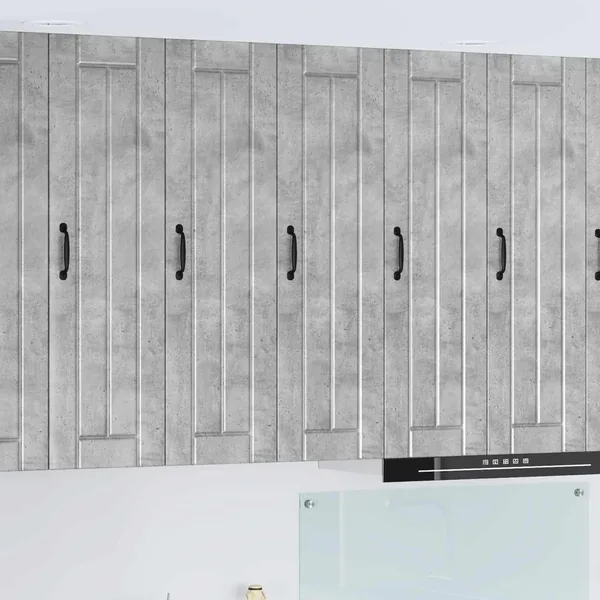 Meuble mural LUCCA Gris béton 30 x 31 x 100 cm
