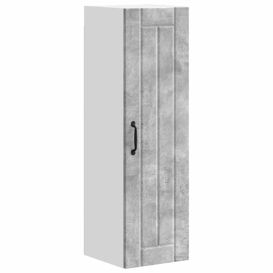 Meuble mural LUCCA Gris béton 30 x 31 x 100 cm - 2