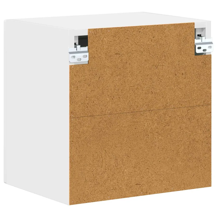 Cabinet en verre mural LUCCA 2 pcs Blanc 40 x 31 x 40 cm - 9