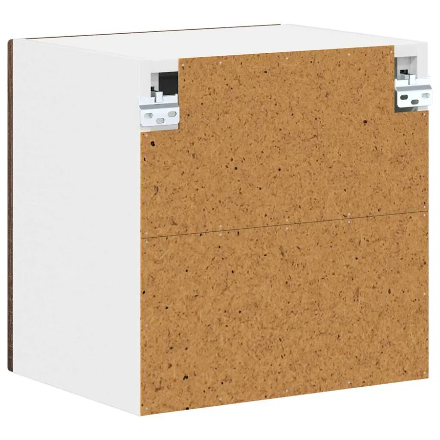 Cabinet en verre mural LUCCA 2 pcs Chêne brun 40 x 31 x 40 cm - 9