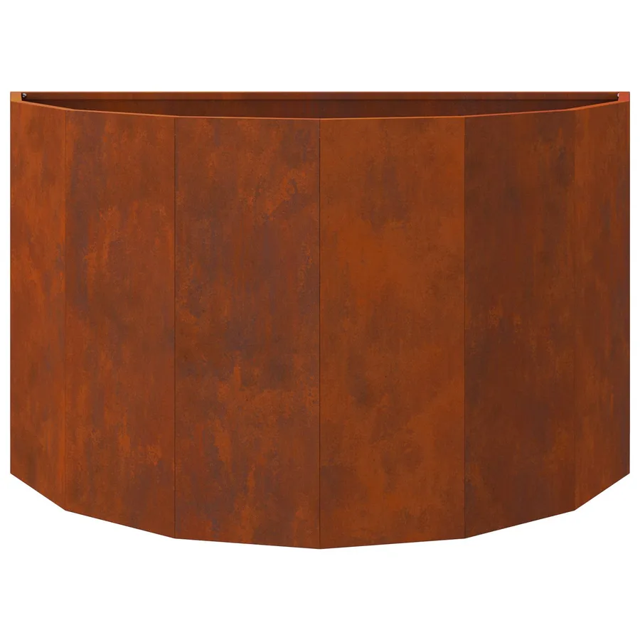Jardinière Rouillé 90 x 45 x 50 cm Acier patiné - 6