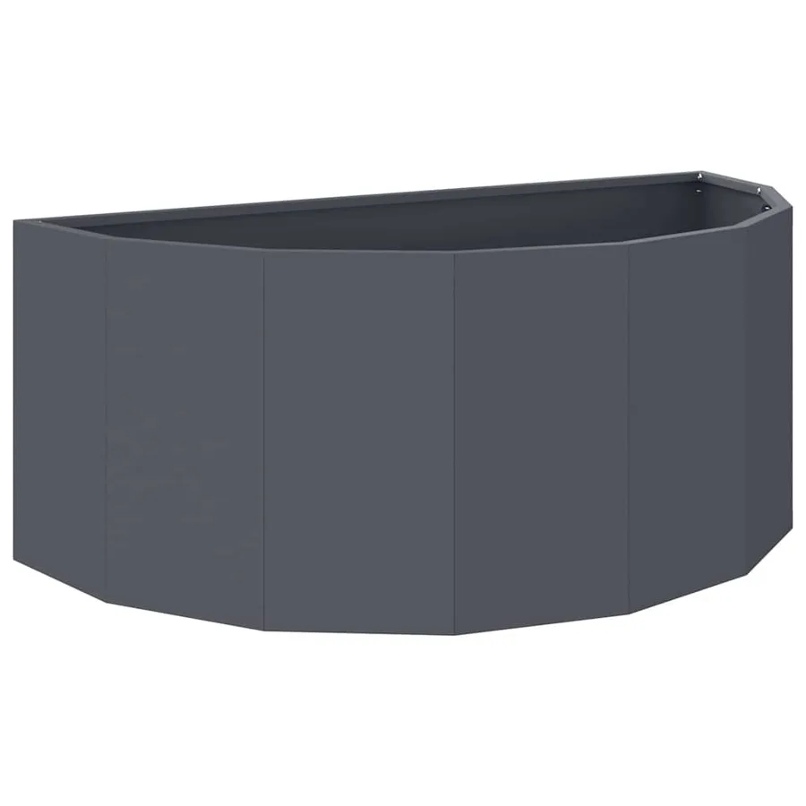 Jardinière Anthracite 90 x 45 x 35 cm Acier - 2
