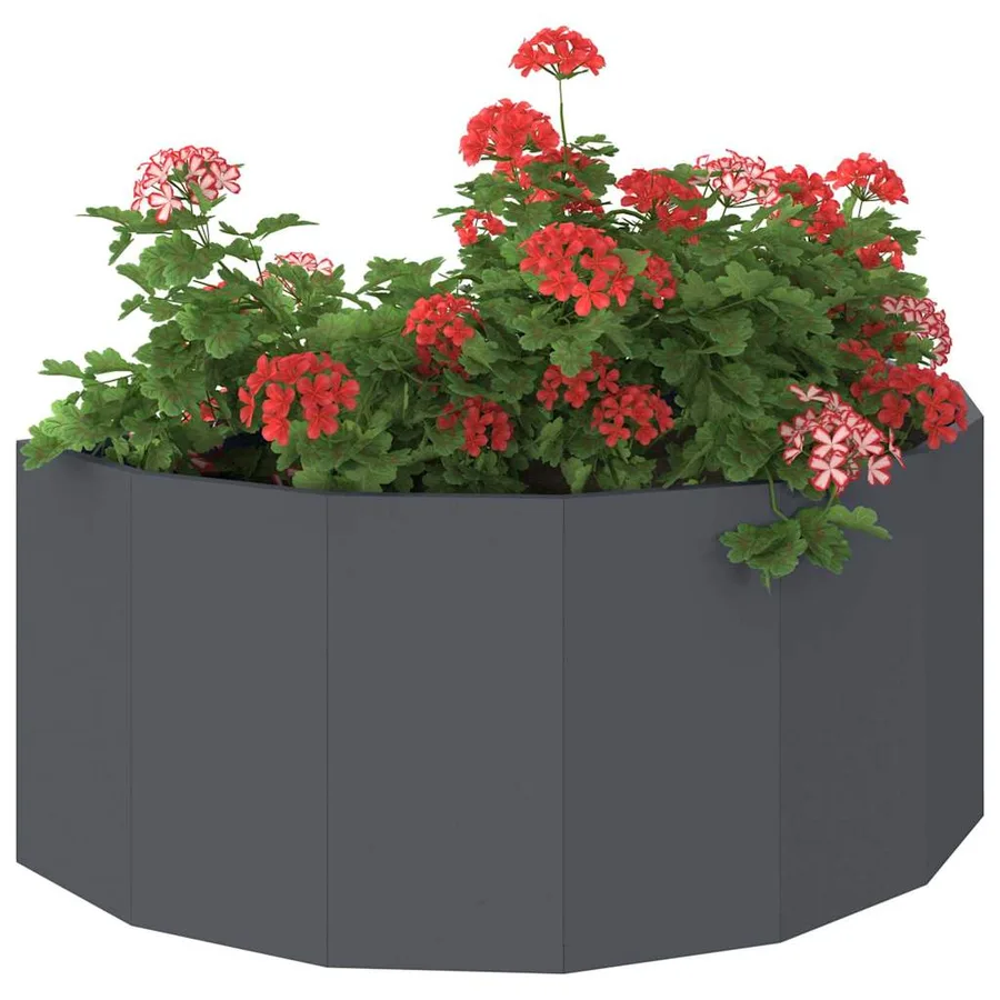 Jardinière Anthracite 90 x 45 x 35 cm Acier - 3