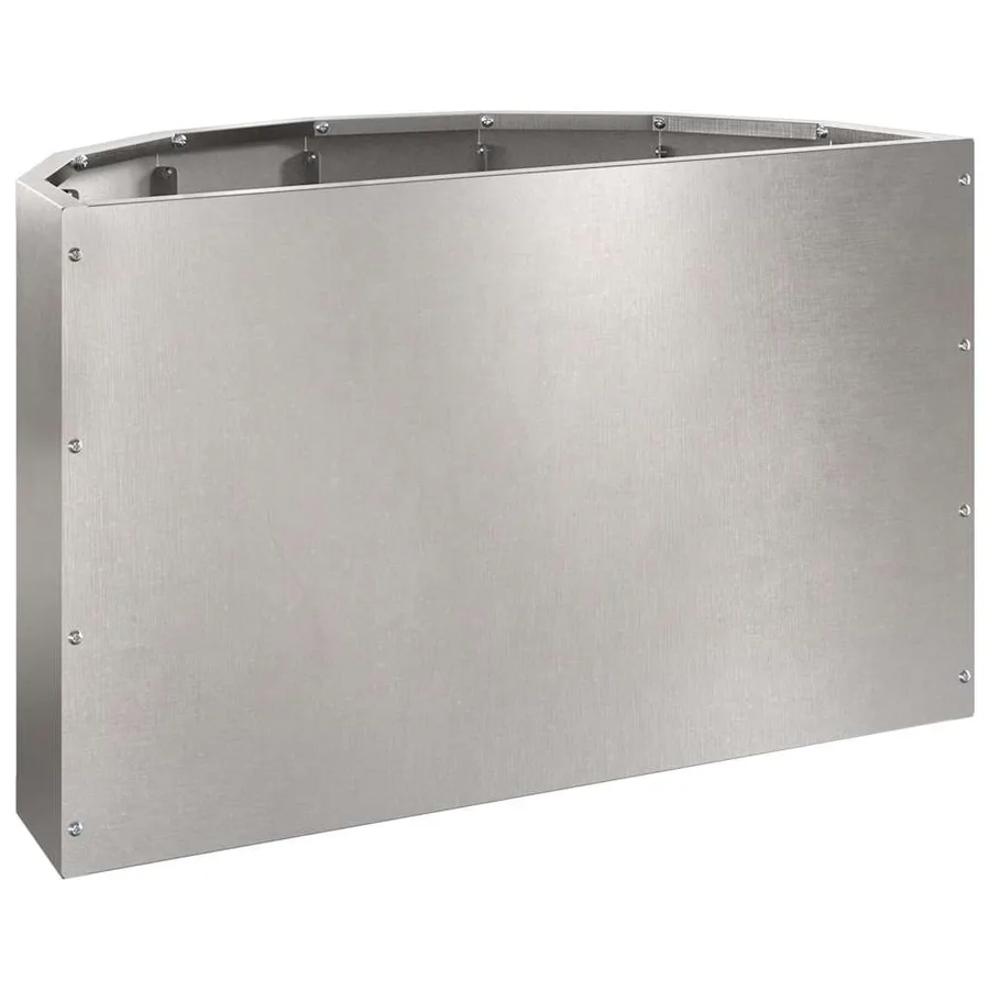 Jardinière Argent 60 x 30 x 35 cm Acier inoxydable - 7