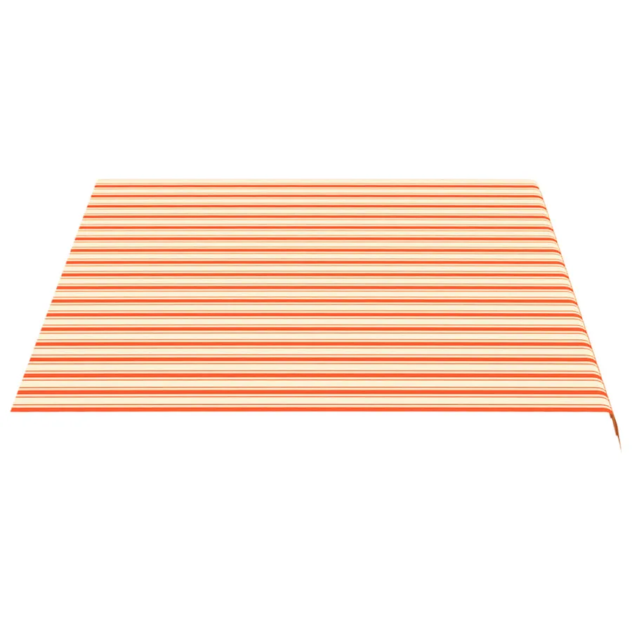 Tissu de remplacement pour auvent jaune et orange 4x3 m polyester - 4