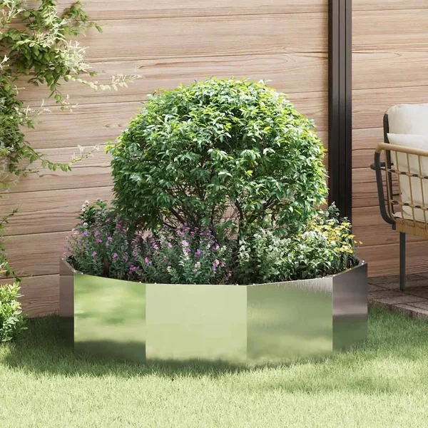 Jardinière Argent 120 x 120 x 35 cm Acier inoxydable
