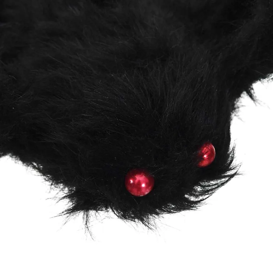 Décoration Araignée Halloween 3 pcs Noir 150 cm - 7