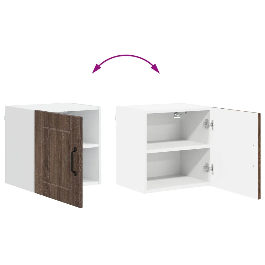 Meuble mural LUCCA 2 pcs Chêne brun 40 x 31 x 40 cm - 12