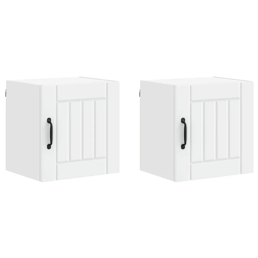 Meuble mural LUCCA 2 pcs Blanc 40 x 31 x 40 cm - 2